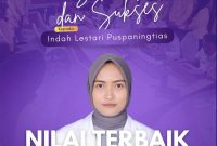 Indah Lestari Puspaningtias, mahasiswi FKG ULM meraih nilai 99,17 pada Uji Kompetensi Mahasiswa Program Profesi Dokter Gigi (UKMP2DG) periode III 2025. (SuarIndonesia/@instagram.com/fkg.ulm)