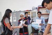 Kejari Sintang geledah PDAM Tirta Senentang. (Foto: Dok Kejari Sintang)