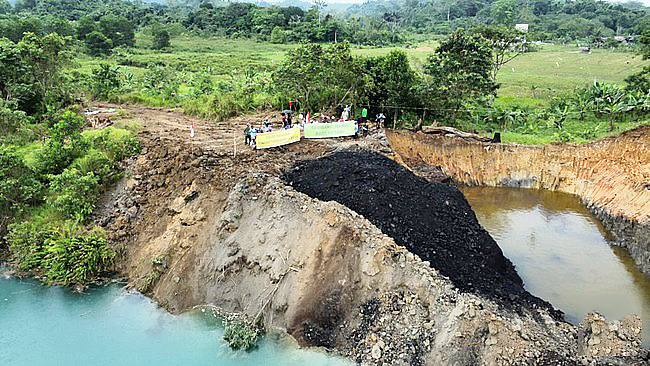 Foto ilustrasi tambang ilegal di IKN. (CNN Indonesia/Yudha)
