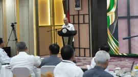 Jaksa Agung Muda Bidang Intelijen (Jamintel) Kejaksaan Agung Reda Manthovani berbicara di Gedung Utama Kejaksaan Agung, Jakarta, Rabu (29/10/2025). (SI/ANTARA/DOK Kejagung)