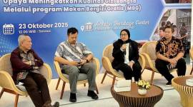 Wakil Kepala Badan Gizi Nasional (BGN) Nanik S Deyang (kedua kanan) dalam gelar wicara bertajuk 