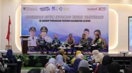 Sosialisasi dan Bimbingan Teknis (Bimtek) aplikasi dilaksanakan oleh Diskominfo Kalsel. Foto : MC Kalsel