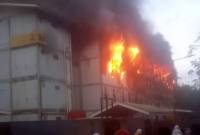 Kebakaran yang melanda di Tower 14 HPK IKN di Kecamatan Sepaku, Kabupeten Penajam Paser Utara, Provinsi Kalimantan Timur, Rabu (1/10/2025). (SI/ANTARA/DOKPRI)