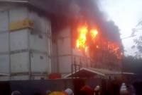 Gedung HPK Satu Tower 14 IKN di Desa Bumi Harapan, Kecamatan Sepaku, Kabupaten Penajam Paser Utara, Provinsi Kalimantan Timur, terbakar Rabu (1/10/2025). (SI/Dokumentasi)