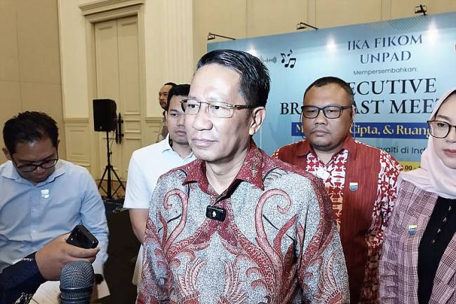 Menteri Hukum, Supratman Andi Agtas di Jakarta, Rabu (8/10/2025). (ANTARA/Bagus A Rizaldi)