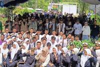 SMK di Samboja, Kalimantan Timur dididik majukan implementasi pendidikan berbasis agribisnis. (ANTARA/A Rifandi)