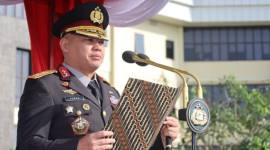 Kapolda Kalsel, Irjen Pol Rosyanto Yudha Hermawan saat Pimpin Upacara Peringatan Hari Kesaktian Pancasila 2025, di Lapangan Apel Mapolda Kalsel, Rabu (1/10/2025) (SuarIndonesia/Ist)