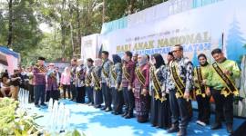 Momentum Peringatan Hari Anak Nasional (HAN) ke-41 Tahun 2025 yang berlangsung di kawasan Loksado, Kabupaten HSS, Selasa (7/10/2025). (SuarIndonesia/Adv)