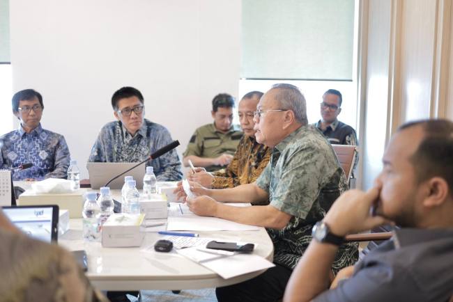 kunjungan kerja ke Asosiasi Bank Pembangunan Daerah (ASBANDA) di Jakarta. Selasa, (14/10/2025) (SuarIndonesia/Ist)