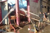 Peristiwa kebakaran  di Jalan RK Ilir Banjarmasin Selatan,  Rabu (15/10/2025) dinihari, sekitar pukul 03.20 WITA.  (SuarIndonesia/DO)