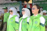 Pelepasan seluruh atlet, pelatih, dan official Kontingen Balangan. (SuarIndonesia/adv)