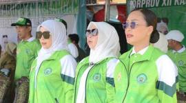 Pelepasan seluruh atlet, pelatih, dan official Kontingen Balangan. (SuarIndonesia/adv)