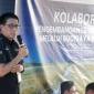 Direktur Utama Bank Kalsel, H Fachrudin saat memberikan kelarifikasi
