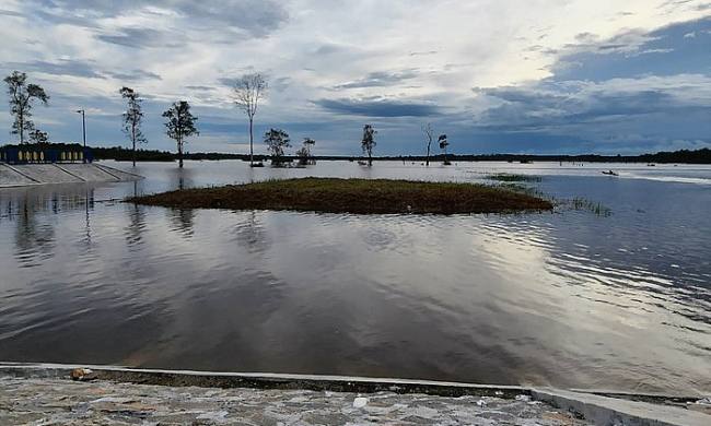 Danau Asam Kotawaringin Barat Kalteng. (Foto: Google Maps/Dwi Cahyo Novianto)