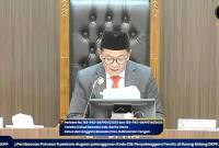 Sidang DKPP RI menjatuhkan peringatan keras ke Bawaslu Kalteng. (Foto: Dok DKPP RI)