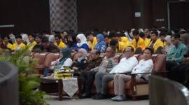 Kunjungan kerja KLH ke Provinsi Kalimantan Selatan (Kalsel) dalam rangka memperkuat komitmen bersama untuk penanggulangan polusi plastik dan pelestarian ekosistem mangrove berlangsung di Auditorium ULM Banjarbaru. Foto : MC Kalsel