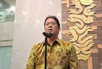 Menteri Keuangan (Menkeu) Purbaya Yudhi Sadewa menjawab pertanyaan awak media di Jakarta. (ANTARA/Aji Cakti)