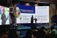 Mendukbangga/Kepala BKKBN Wihaji menyampaikan hasil pendataan keluarga 2025 yang memotret angka fatherless di Indonesia yang masih cukup tinggi di Jakarta pada Rabu (26/11/2025). (Foto: Antara/Lintang Budiyanti P)