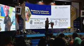 Mendukbangga/Kepala BKKBN Wihaji menyampaikan hasil pendataan keluarga 2025 yang memotret angka fatherless di Indonesia yang masih cukup tinggi di Jakarta pada Rabu (26/11/2025). (Foto: Antara/Lintang Budiyanti P)