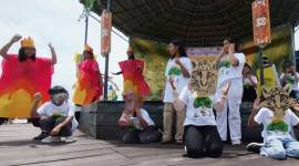 Festival Anak Sebangau (FAS) 2025 yang dipusatkan di Objek Wisata Air Hitam, Kereng Bangkirai, kawasan Sungai Sabangau, Kota Palangka Raya, Minggu (16/11/2026). (Foto: ANTARA/Rendhik Andika)