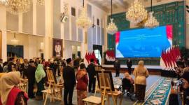 Presiden RI Prabowo Subianto memimpin Upacara Penganugerahan Gelar Pahlawan Nasional 2025 di Istana Negara, Jakarta, Senin (10/11/2025). (ANTARA/Andi Firdaus)