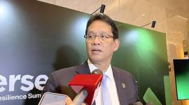 Menteri Keuangan (Menkeu) Purbaya Yudhi Sadewa memberi keterangan ketika ditemui, di Jakarta, Kamis (20/11/2025). (Foto: ANTARA/Putu Indah S)