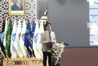 Menteri Koordinator Bidang Hukum, HAM, Imigrasi, dan Pemasyarakatan Yusril Ihza Mahendra menyampaikan pidato dalam acara Penguatan Komite TPPU dalam Upaya Disrupsi Kejahatan Judi Online dan Pencucian Uang di Indonesia di Kantor Pusat Pelaporan dan Analisis Transaksi Keuangan (PPATK), Jakarta, Selasa (4/11/2025). (ANTARA/DOK Kemenko Kumham Imipas)