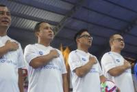 BRI Region 14, gelar Kick Off BRILian SportArtCular & Exhibition Match dalam Rangka Hari Ulang Tahun (HUT) ke-130 di Upik Indoor Futsal, Banjarmasin, dibuka secara resmi oleh Novian Supriatno, Regional CEO BRI Region 14 Banjarmasin Jumat (7/11/2025). (SuarIndonesia/Ist)

