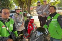 Ditlantas Polda Kalsel menjadikan para driver ojek online (ojol) sebagai sahabat (SuarIndonesia/Ist)