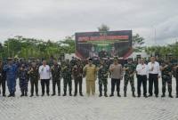 Kejaksaan Tinggi Kalimantan Selatan (Kejati Kalsel) bersama Kejati Kalimantan Tengah (Kalteng) dan Komando Daerah Militer (Kodam) XXII/Tambun Bungai gelar pasukan  Senin (10/11/2025). (SuarIndonesia/Ist)