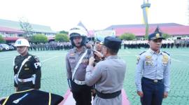 Apel Pasukan Operasi Zebra Intan 2025 di halaman Mapolresta Banjarmasin, Senin (17/11/2025) (SuarIndonesia/Ist)