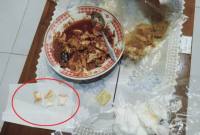 Empat paket sabu yang dimasukkan dalam makanan dan akan di selundupkan ke Lapas Sintang berhasil digagalkan oleh petugas Lapas Kelas IIB Sintang. (Foto: Humas Lapas Kelas IIB Sintang)