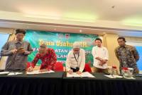 turut dilakasanakan penandatanganan Nota Kesepahaman (MoU) antara Dinas Kehutanan Provinsi Kalimantan Selatan dan Koperasi Merah Putih Desa Jatisari, Kabupaten Wonogiri. (SuarIndonesia/Adv)