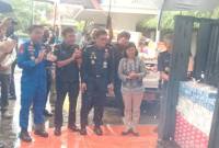 Direktorat Jenderal Bea dan Cukai (DJBC) Kalimantan Bagian Selatan, dimusnahkan barang bukti hasil penindakan cukai di halaman kantor setempat, Jalan A. Yani Km 2,5, Kamis (20/11/2025). (SuarIndonesia/DO)