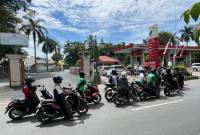 Antriann BBM  di SPBU