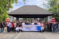 BRI Region 14 Banjarmasin gelar sosialisasi dan edukasi AgenBRILink, berlangsung di Namira Paradise Garden, Banjarbaru, Jumat (21/22/2025). (SuarIndonesia/Ist)
