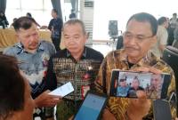 Ketua Banggar DPRD Kalsel H Supian HK, usai rapat final Badan Anggaran (Banggar) DPRD Kalsel bersama Tim Anggaran Pemerintah Daerah (TAPD), di Banjarmasin, Jumat (21/11/2025) (SuarIndonesia/HM)