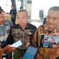 Ketua Banggar DPRD Kalsel H Supian HK, usai rapat final Badan Anggaran (Banggar) DPRD Kalsel bersama Tim Anggaran Pemerintah Daerah (TAPD), di Banjarmasin, Jumat (21/11/2025) (SuarIndonesia/HM)