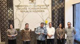 Konferensi pers persiapan program libur akhir tahun di Kantor Kemenko Perekonomian, Jakarta, Rabu (26/11/2025). (Foto: Antara/Bayu Saputra)