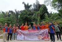 Teks foto : Patroli siaga karhutla di wilayah rawan bencana. foto: MC Balangan