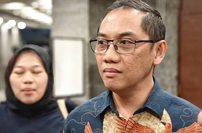 Dirjen Pengawasan Ruang Digital Komdigi, Alexander Sabar mengungkapkan Cloudflare lindungi ribuan situs judi online (Judol). (Foto: Adi Fida R/detikinet)