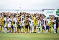 Pertandingan Barito Putera vs PSS Sleman di Stadion Demang Lehman, Martapura, Kalsel, Sabtu (8/11/2025) berakhir dengan skor 1-1. (Foto: ig@psbaritoputeraofficial)