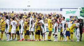 Pertandingan Barito Putera vs PSS Sleman di Stadion Demang Lehman, Martapura, Kalsel, Sabtu (8/11/2025) berakhir dengan skor 1-1. (Foto: ig@psbaritoputeraofficial)