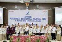 Balai Besar Pengawasan Obat dan Makanan Kalimantan Selatan (BBPOM Kalsel) menggelar pertemuan guna memperkuat komitmen terkait Advokasi Pengendalian Antimicrobial Resistance (AMR) bersama lintas sektor di Banjarbaru, beberapa waktu lalu. (Foto: Dok Pemprov Kalsel)