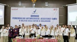 Balai Besar Pengawasan Obat dan Makanan Kalimantan Selatan (BBPOM Kalsel) menggelar pertemuan guna memperkuat komitmen terkait Advokasi Pengendalian Antimicrobial Resistance (AMR) bersama lintas sektor di Banjarbaru, beberapa waktu lalu. (Foto: Dok Pemprov Kalsel)