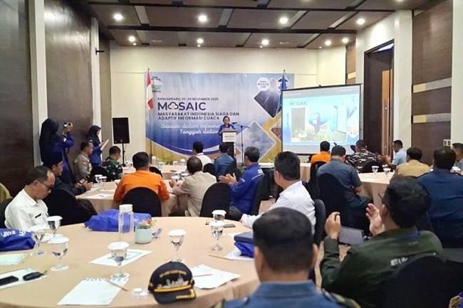 BMKG Kalsel edukasi masyarakat siapsiaga kondisi cuaca. (Foto: Dok Pemprov Kalsel)