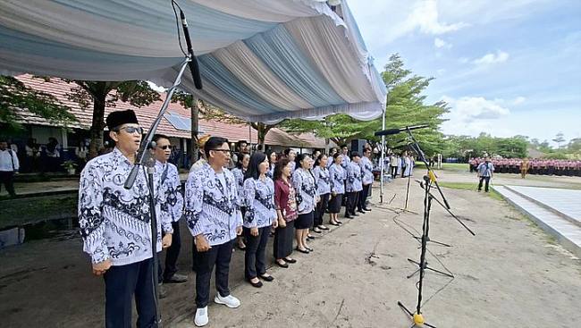 Foto Ilustrasi guru di Kalimantan Tengah. (Foto: detikKalimantan/Ayuningtias Puji L)