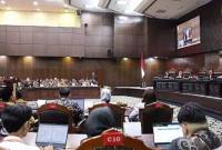 Mahkamah Konstitusi menggelar sidang pengucapan putusan pengujian Undang-Undang Nomor 2 Tahun 2002 tentang Kepolisian di Ruang Sidang MK, Kamis (13/11/2025). (Foto: Istimewa)