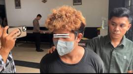 remaja berinisial RM (20),ini ditangkap Polisi. (SuarIndonesia/YI)