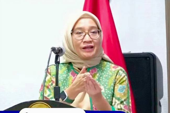 Menteri PAN-RB Rini Widyantini dalam acara Diskusi Grup Terarah bertajuk 